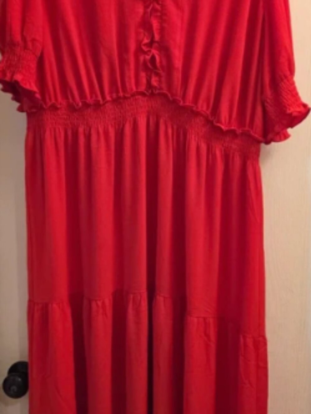 Womens 18W Red Dress